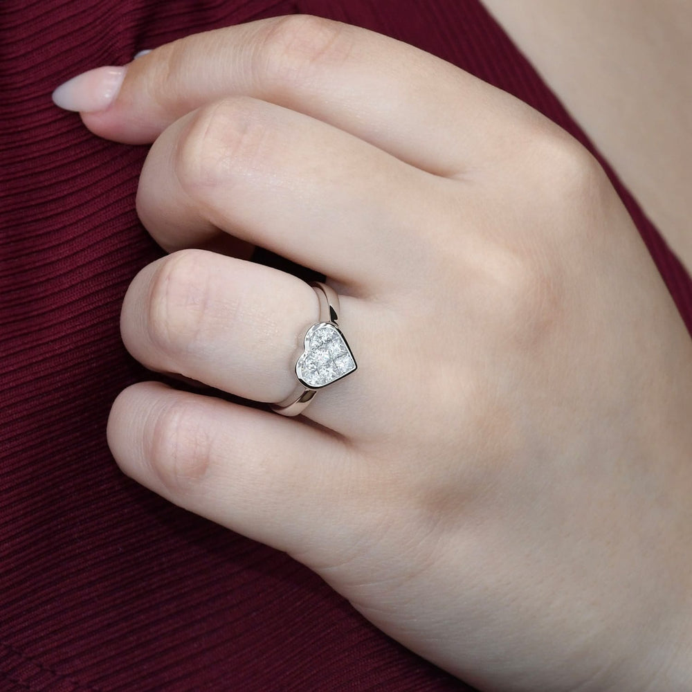 Heart Shaped Engagement Rings
